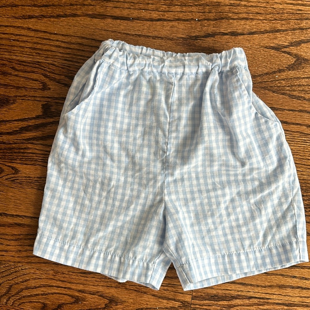 Velani classics gingham shorts
